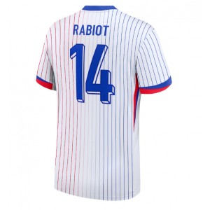 Fotbalové Dres Francie Adrien Rabiot #14 Venkovní Oblečení ME 2024 Krátký Rukáv